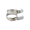 Vibrant Performance STAINLESS STEEL SPRING LOADED T-BOLT CLAMPS (PACK OF 2)- CLAMP RANGE: 3.22IN-3.5 27830